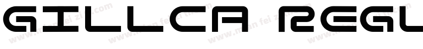 Gillca Regular字体转换